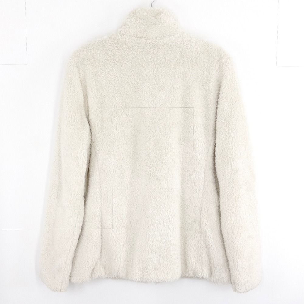 Patagonia Los Gatos Fleece Jacket Women's XL Full Zip Sherpa Cream Cozy - Picture 9 of 9